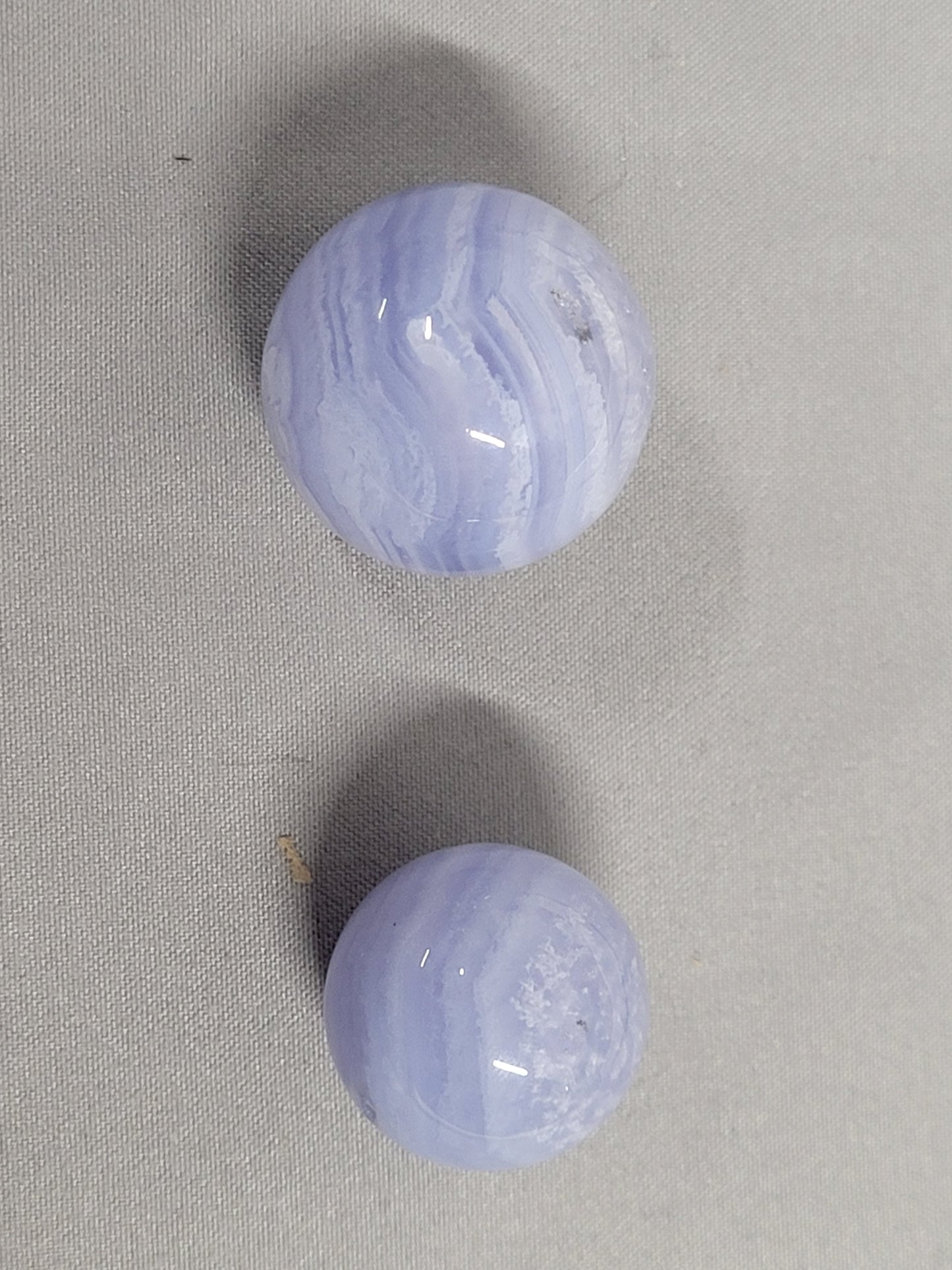 Blue Lace cubes & spheres