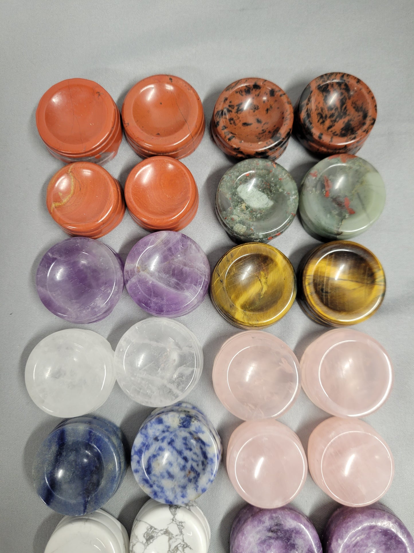 Crystal sphere holders