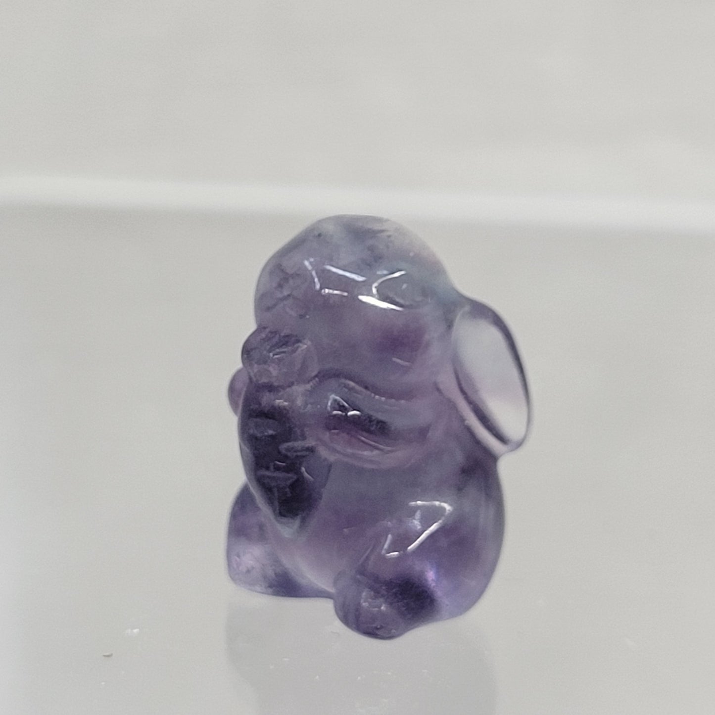 Fluorite mini - Bunny w/ carrot