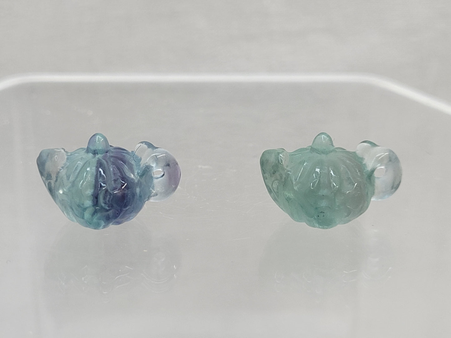 Fluorite mini - Pumpkin teapot