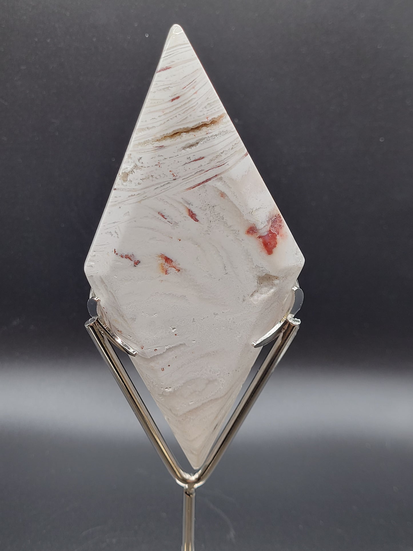 White Lace Diamond on stand