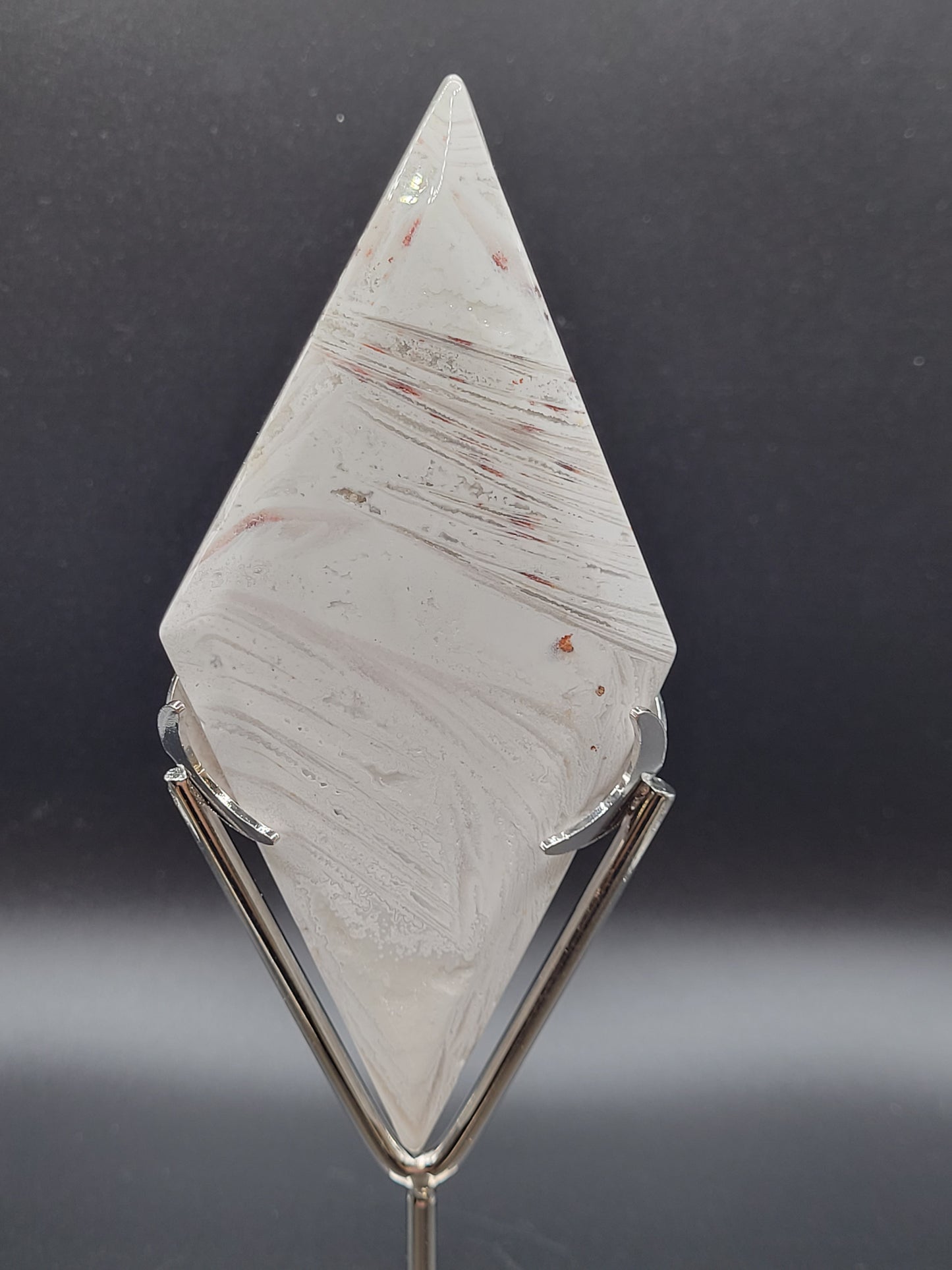 White Lace Diamond on stand