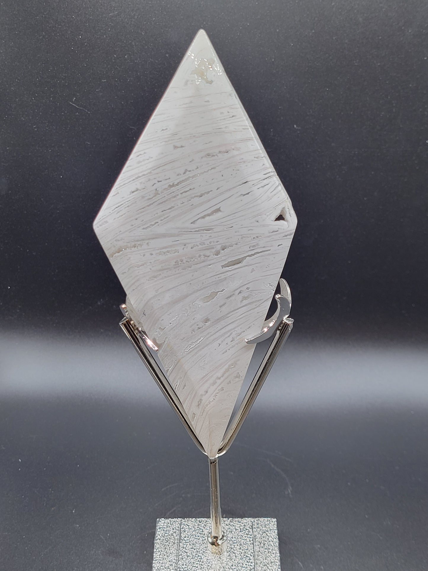White Lace Diamond on stand