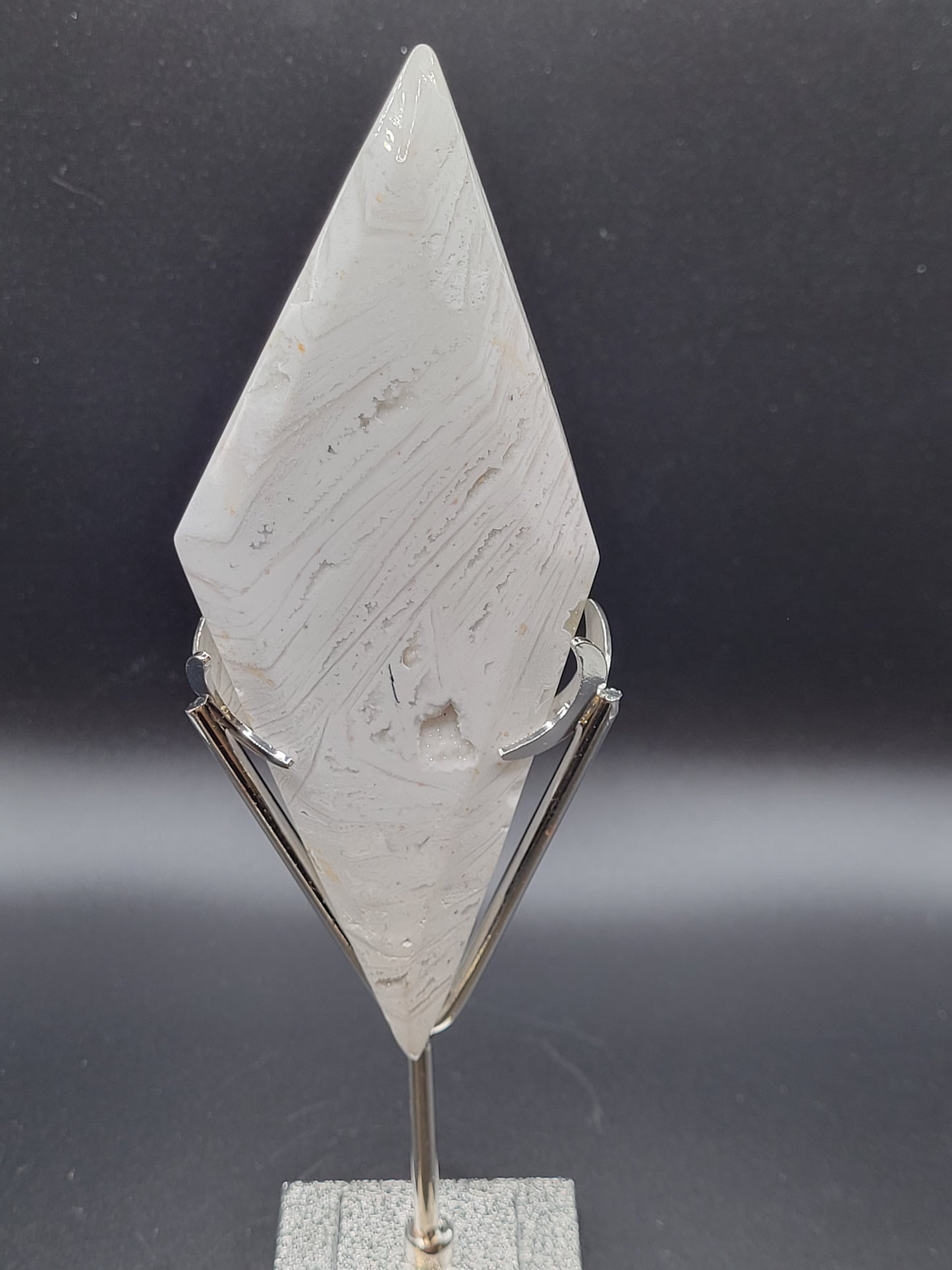 White Lace Diamond on stand