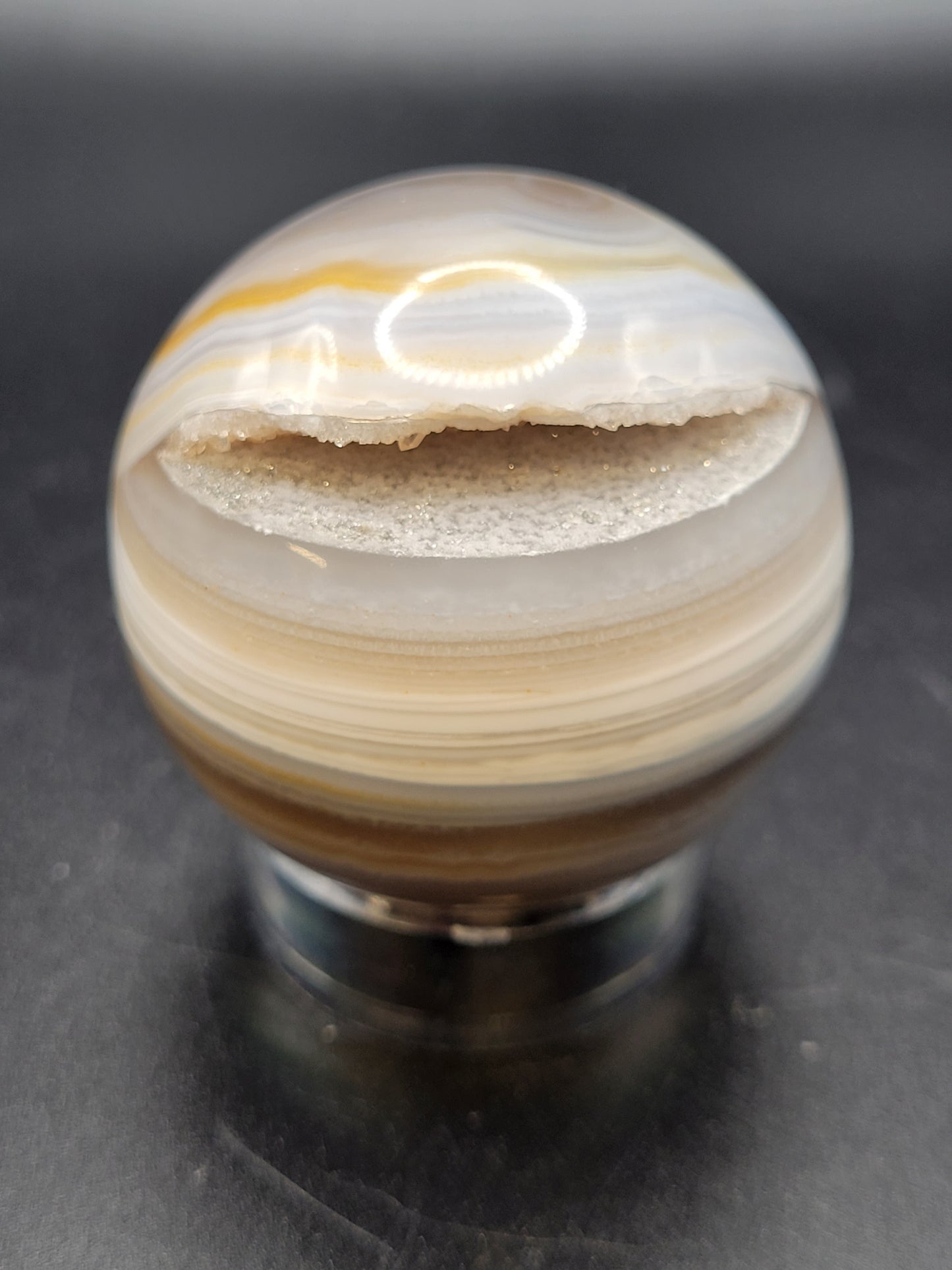 Druzy Agate sphere