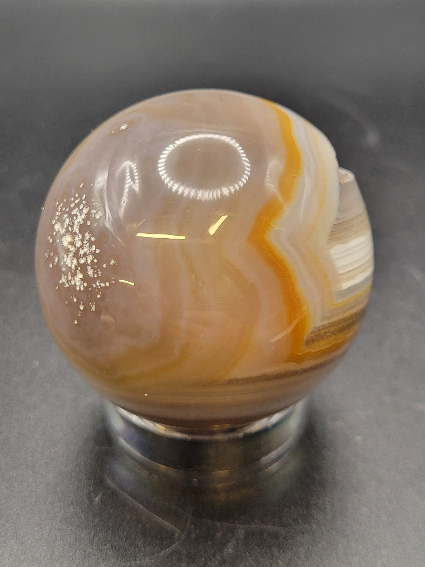 Druzy Agate sphere