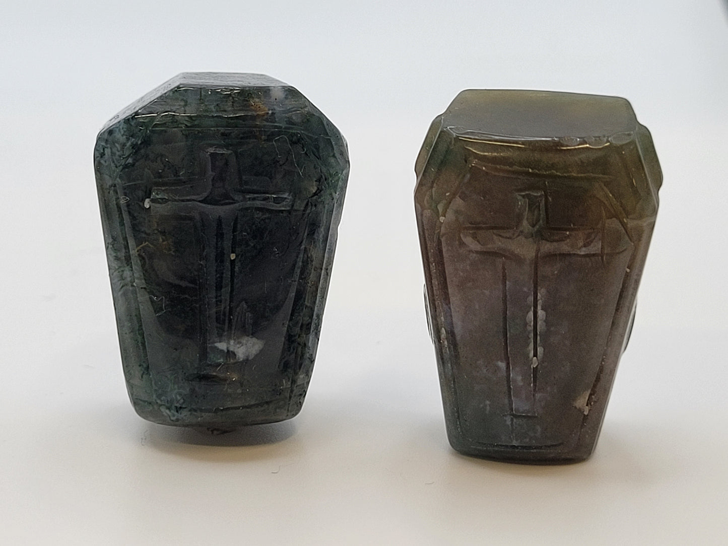 Small coffin carvings