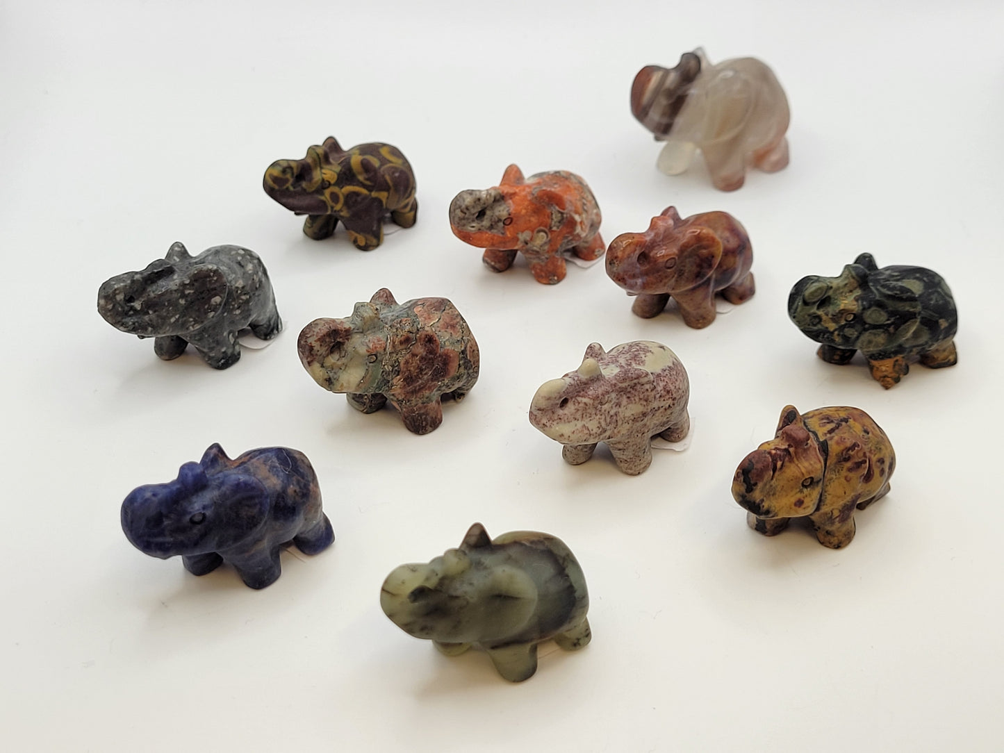 Elephant carvings