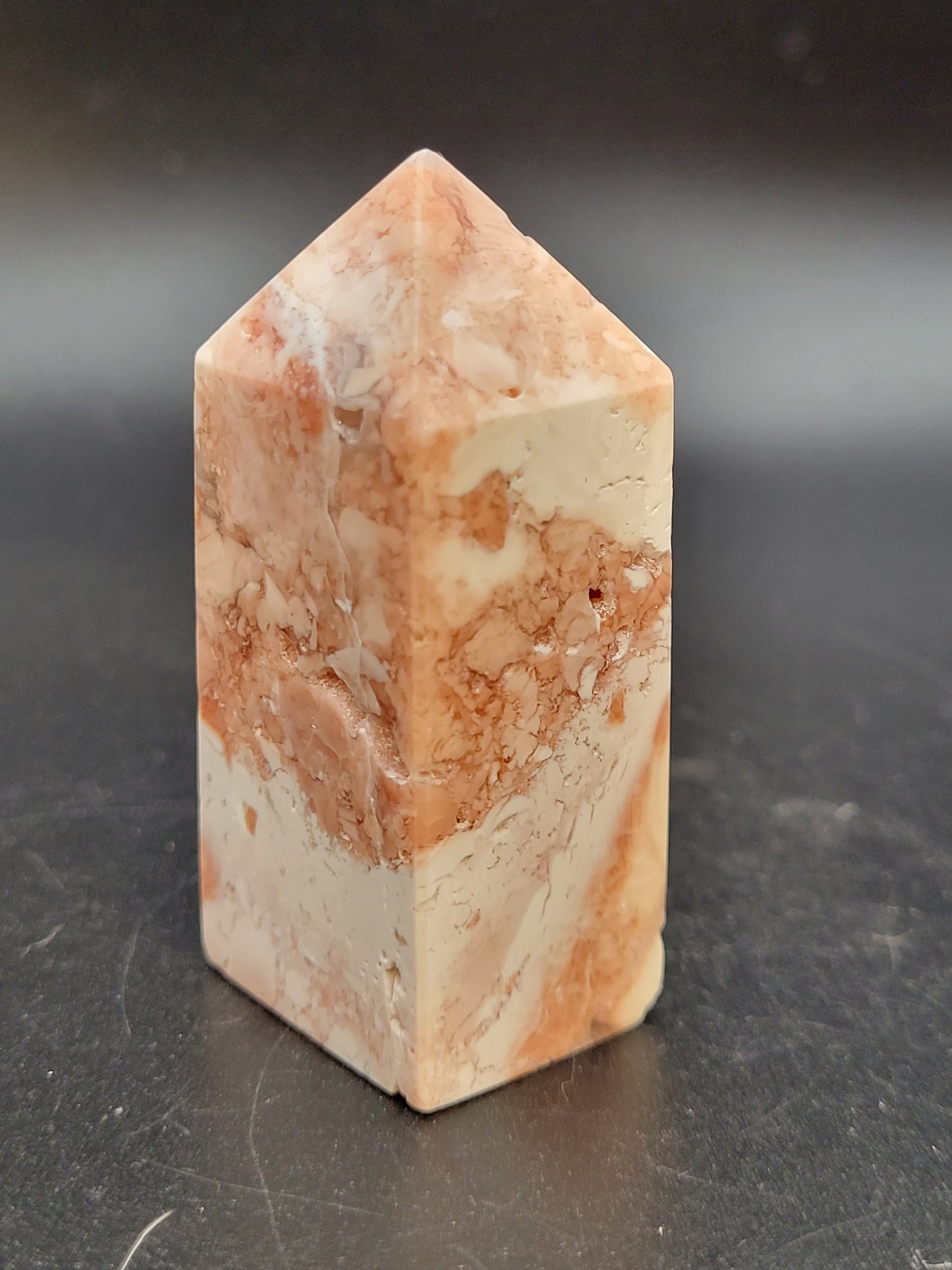 Cotton Candy Agate tower