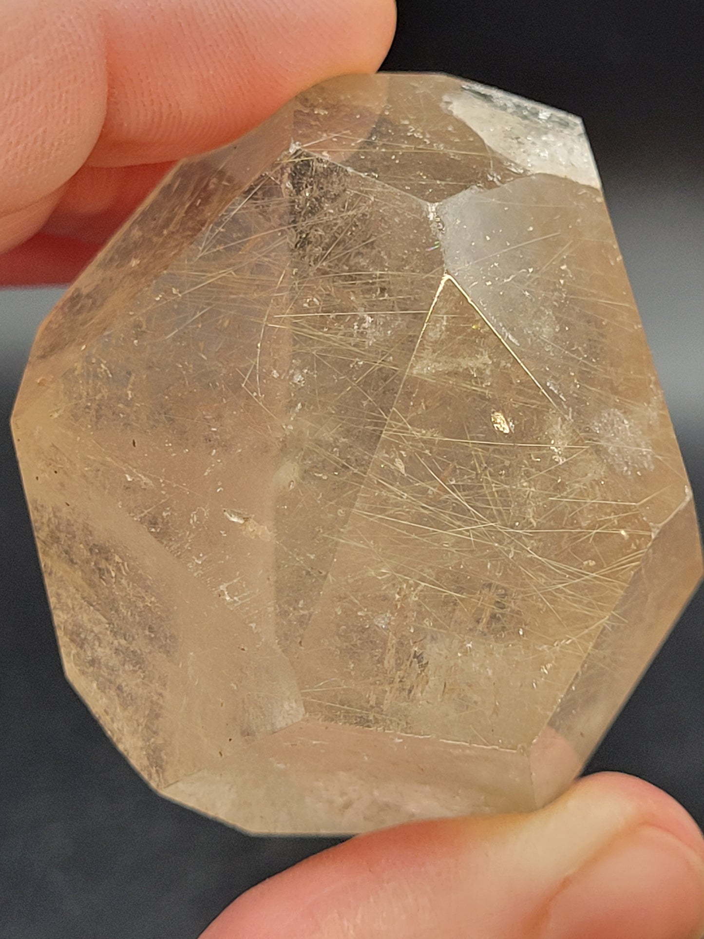 Smoky Quartz free form w/ Rutile