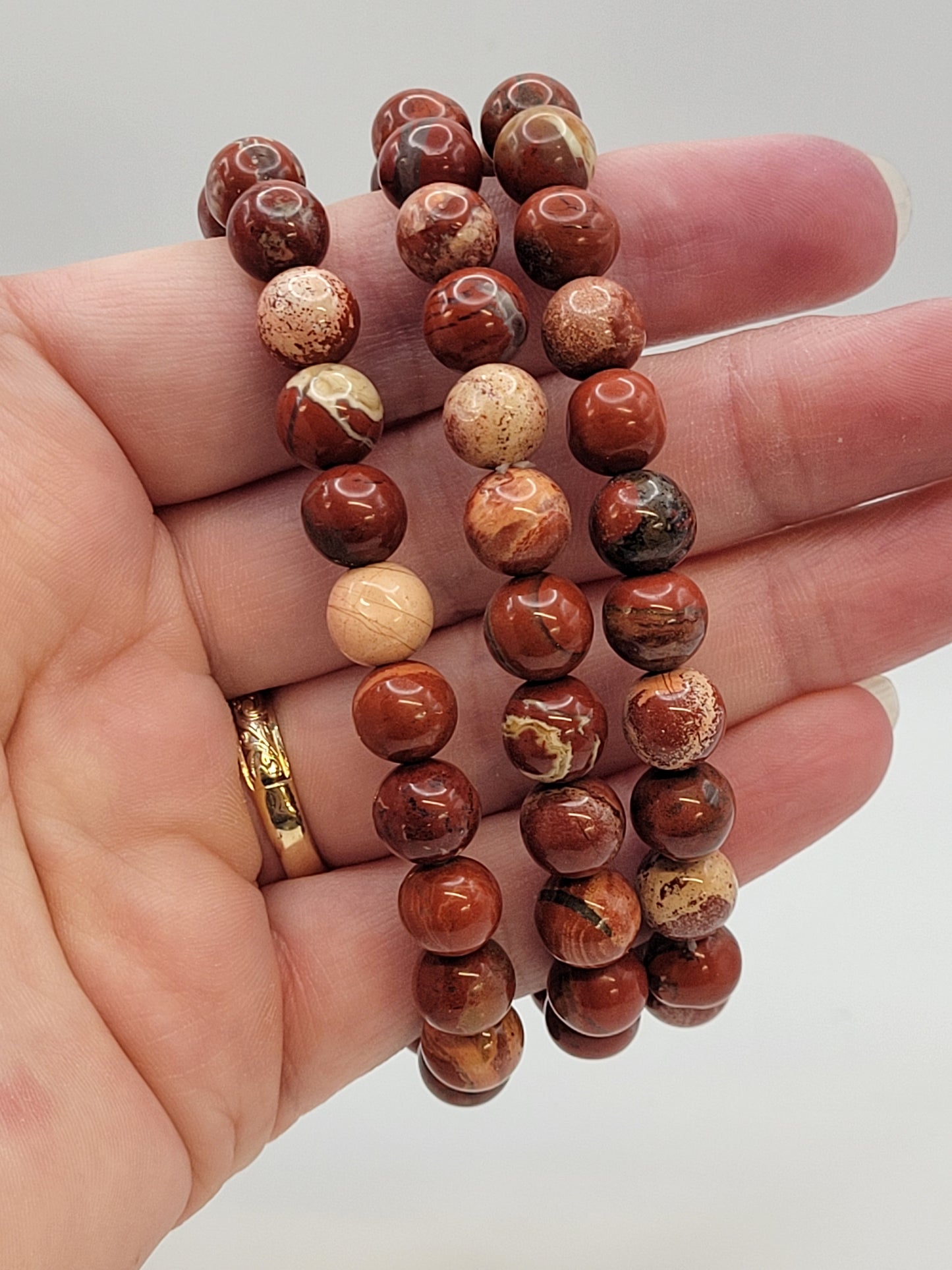 Red Jasper bracelets