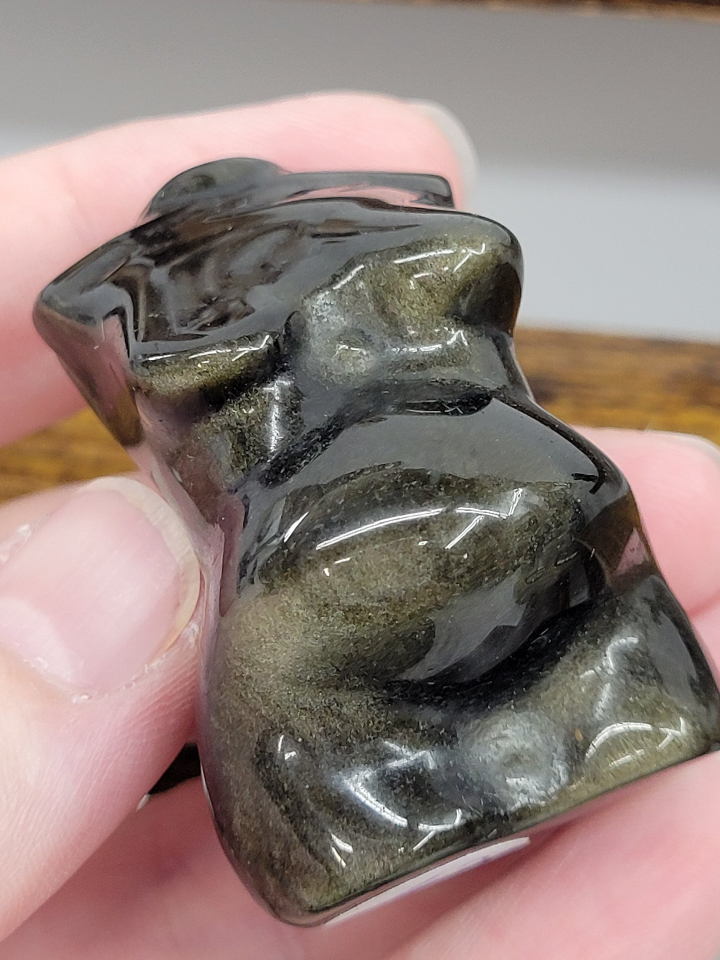 Pregnant goddess body