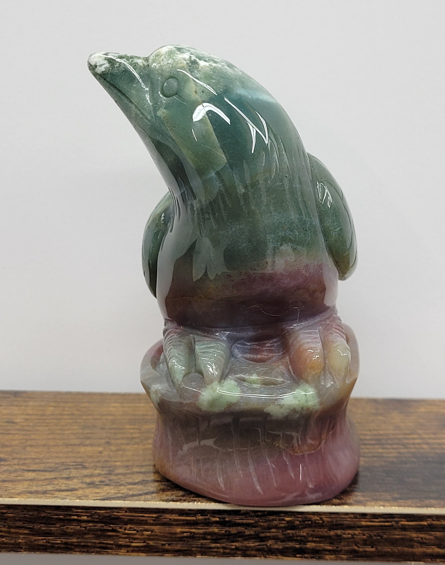 Bird carvings - Ocean Jasper (medium)