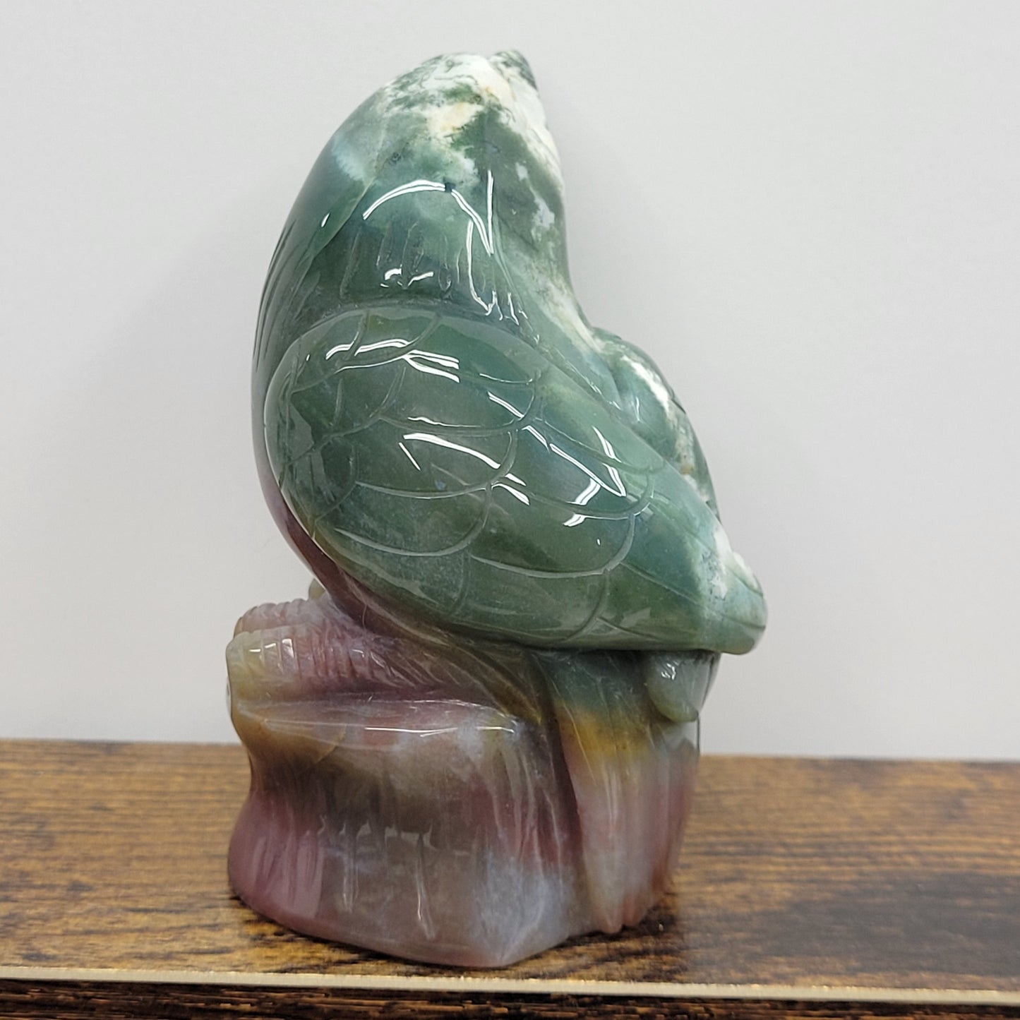 Bird carvings - Ocean Jasper (medium)