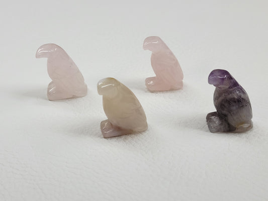 Bird carvings - Raven (mini)