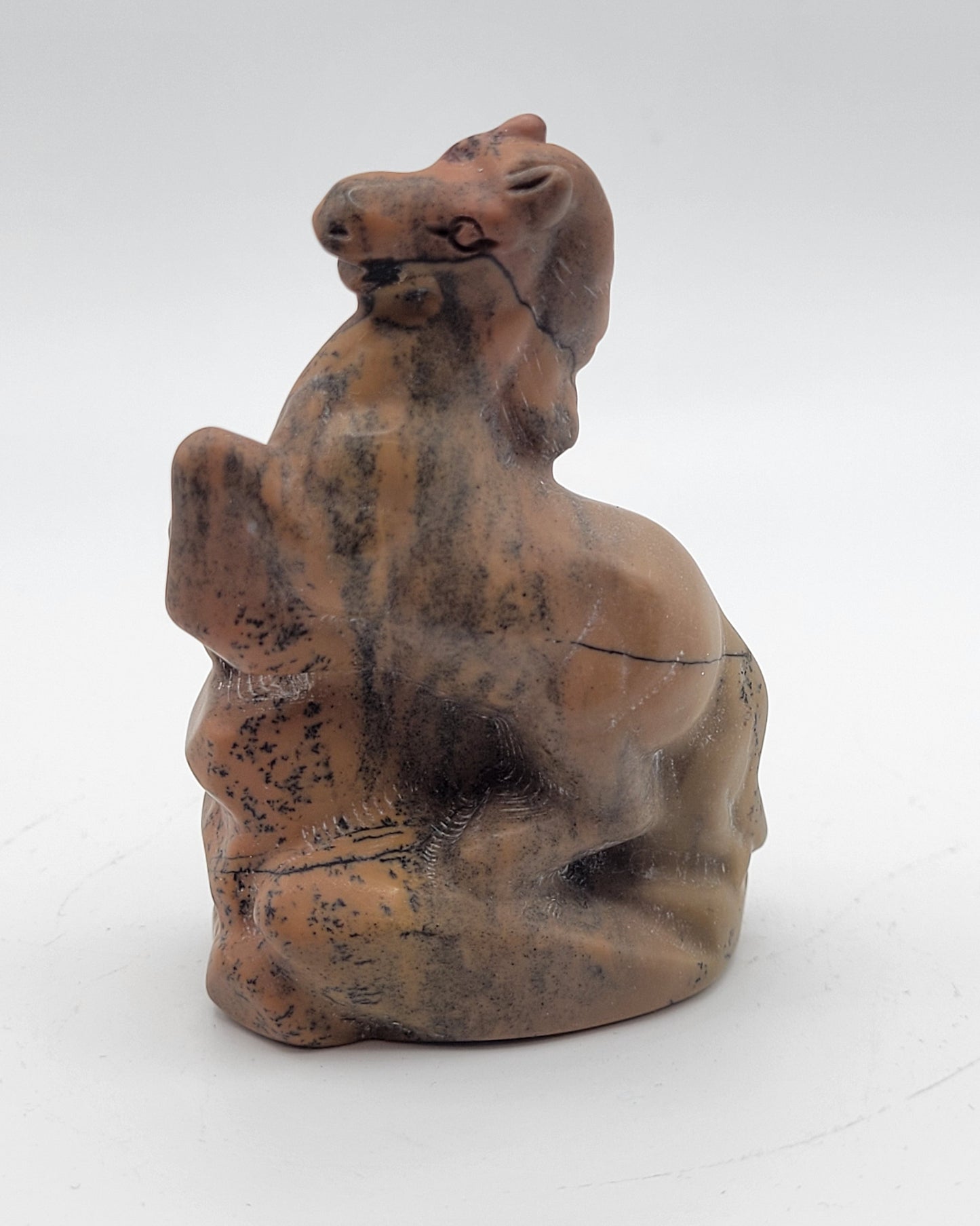 Horse carvings