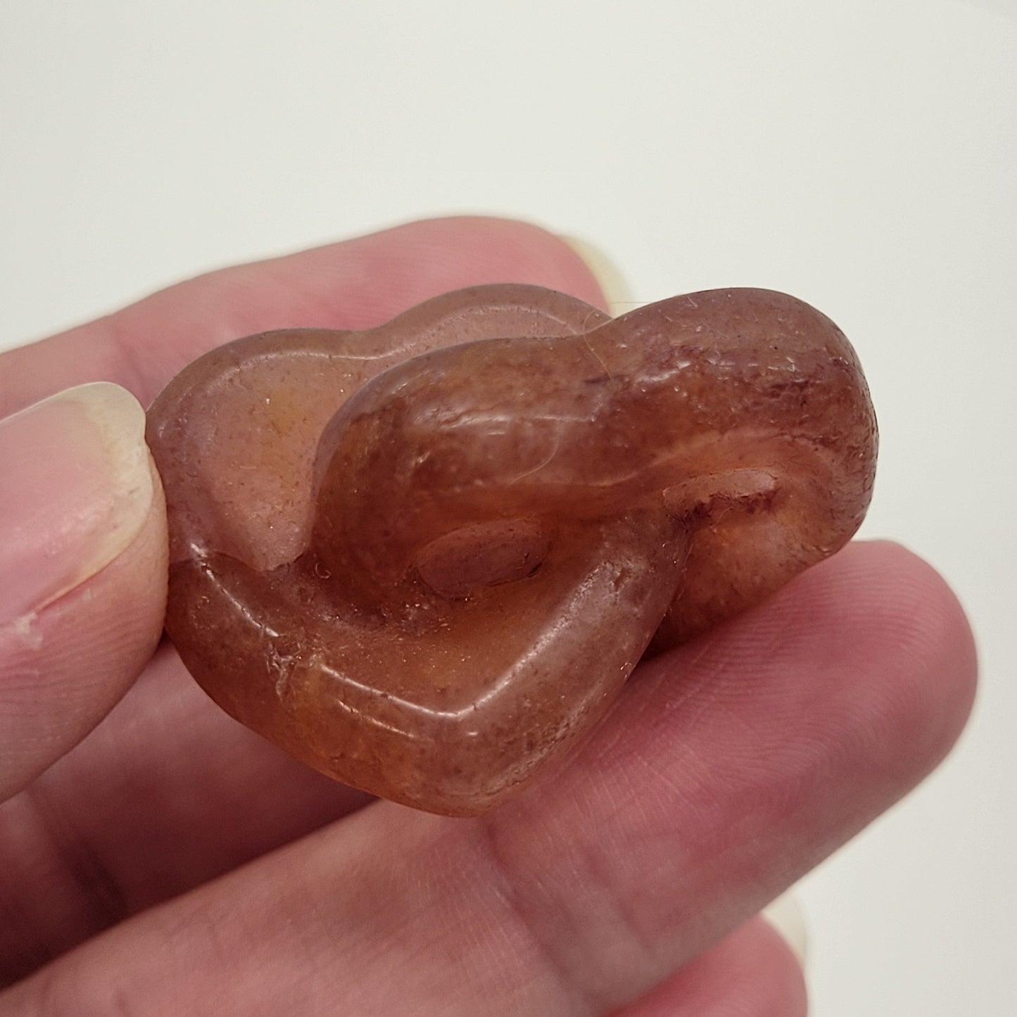 Double heart carving