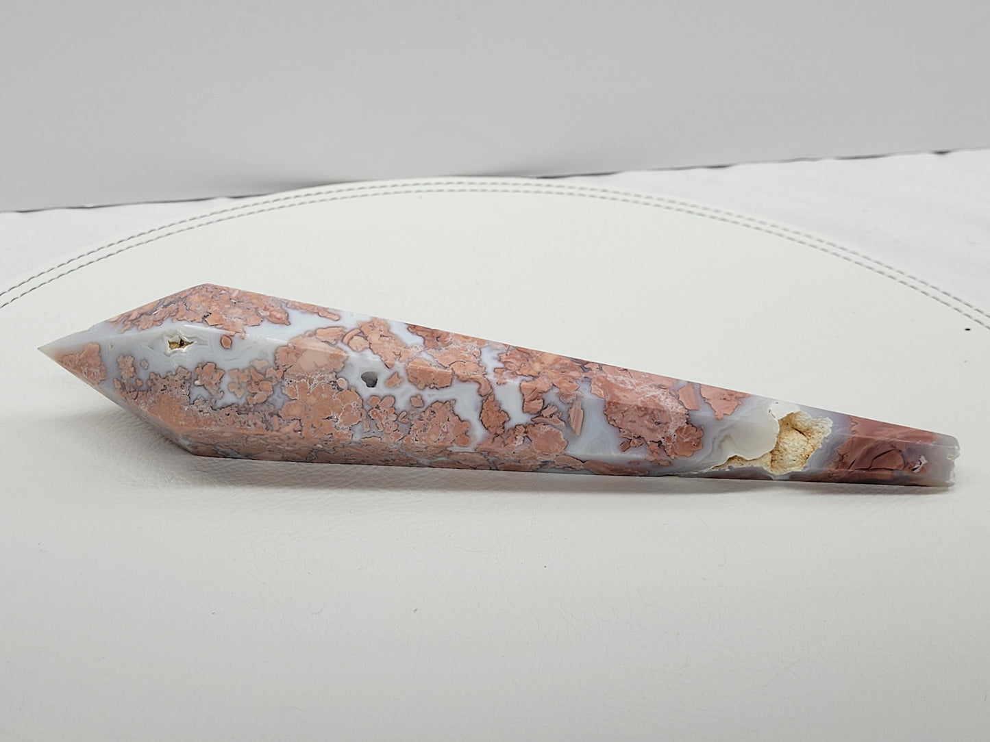 Cotton Candy Agate scepter/wand