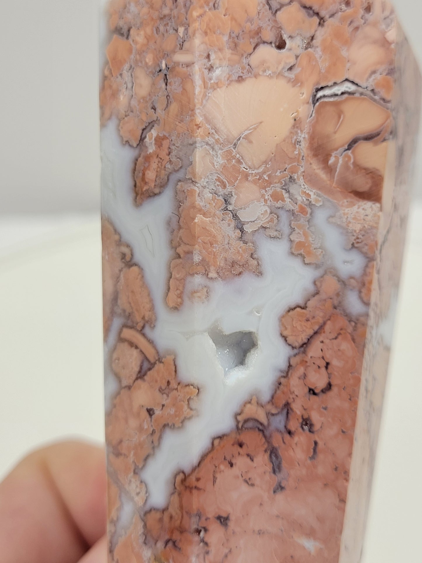 Cotton Candy Agate scepter/wand