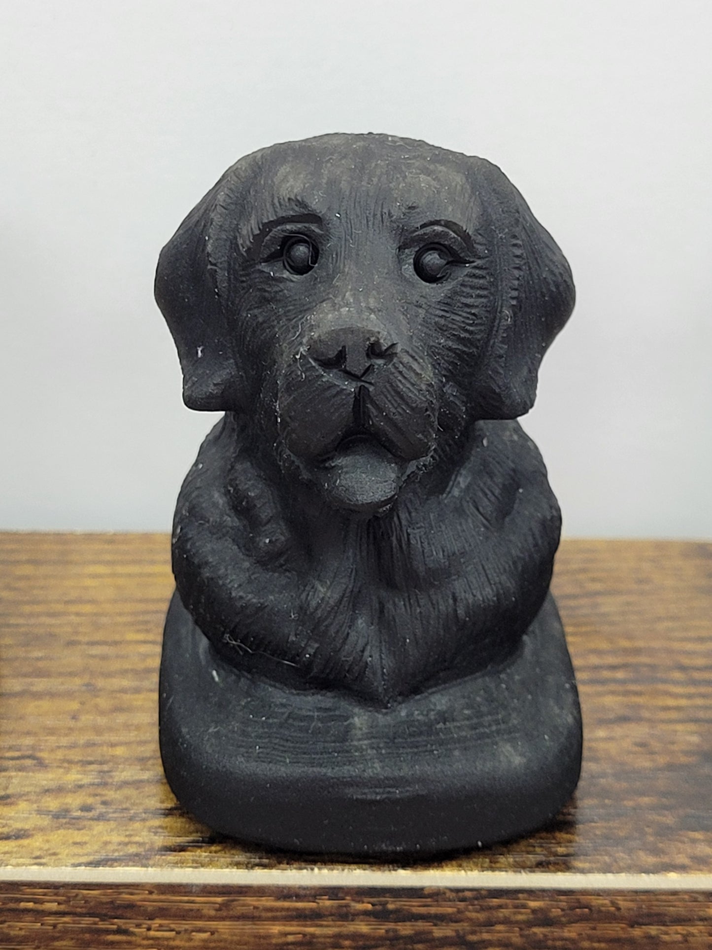 Dog carving - Labrador bust