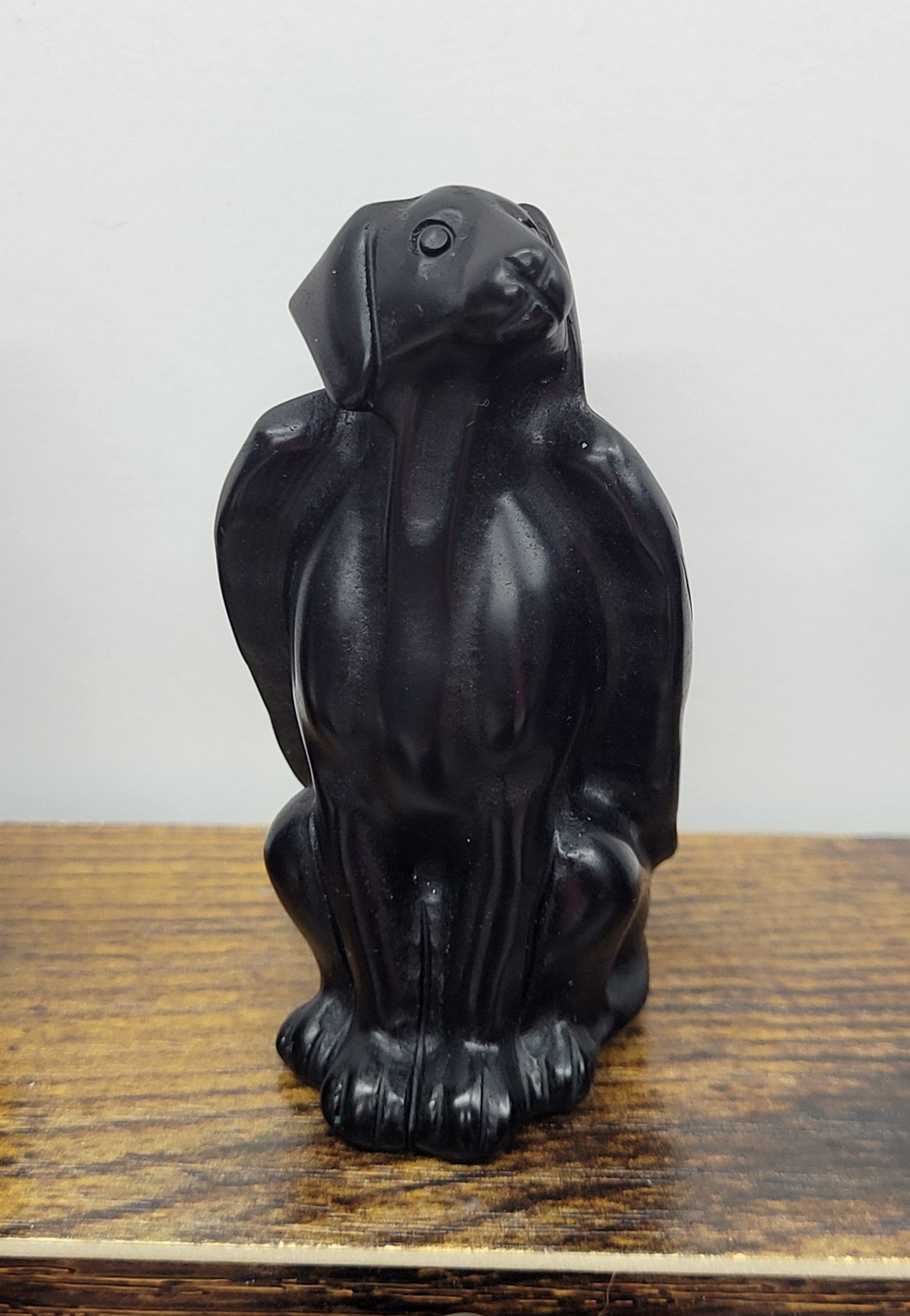 Dog carving - Angel dog