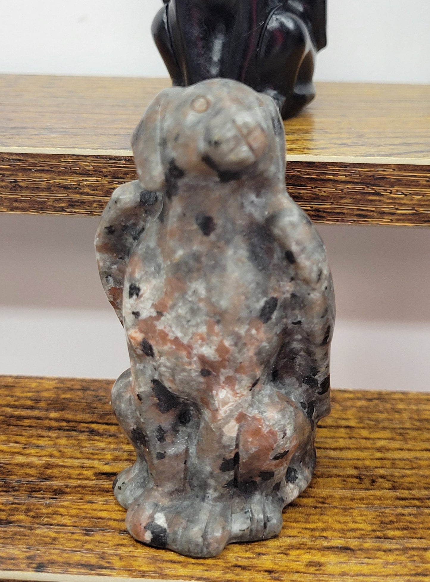 Dog carving - Angel dog