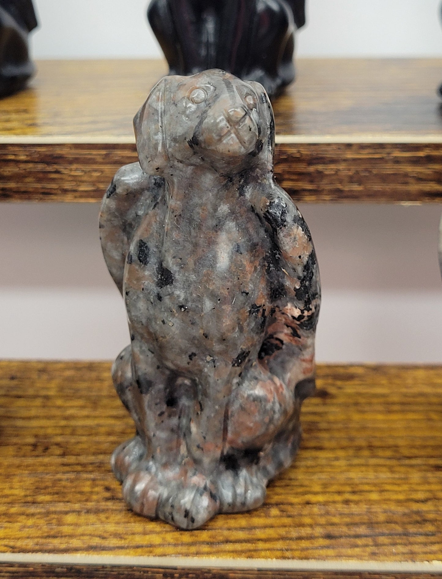 Dog carving - Angel dog