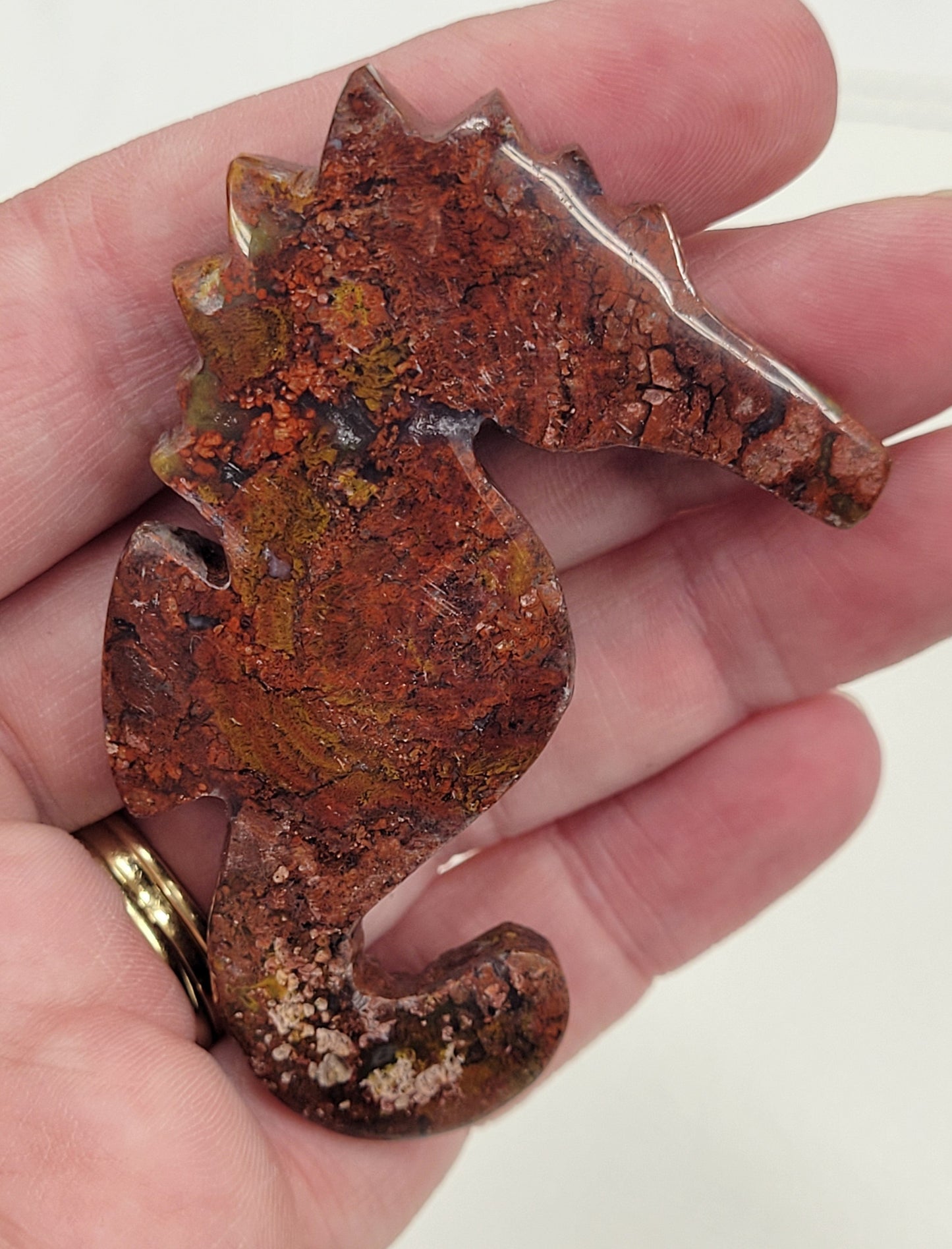 Seahorse carving