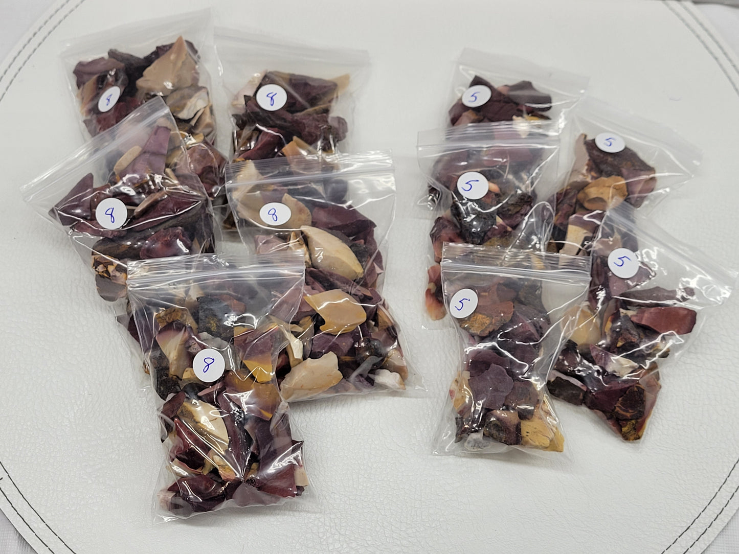 Mookaite raw pieces