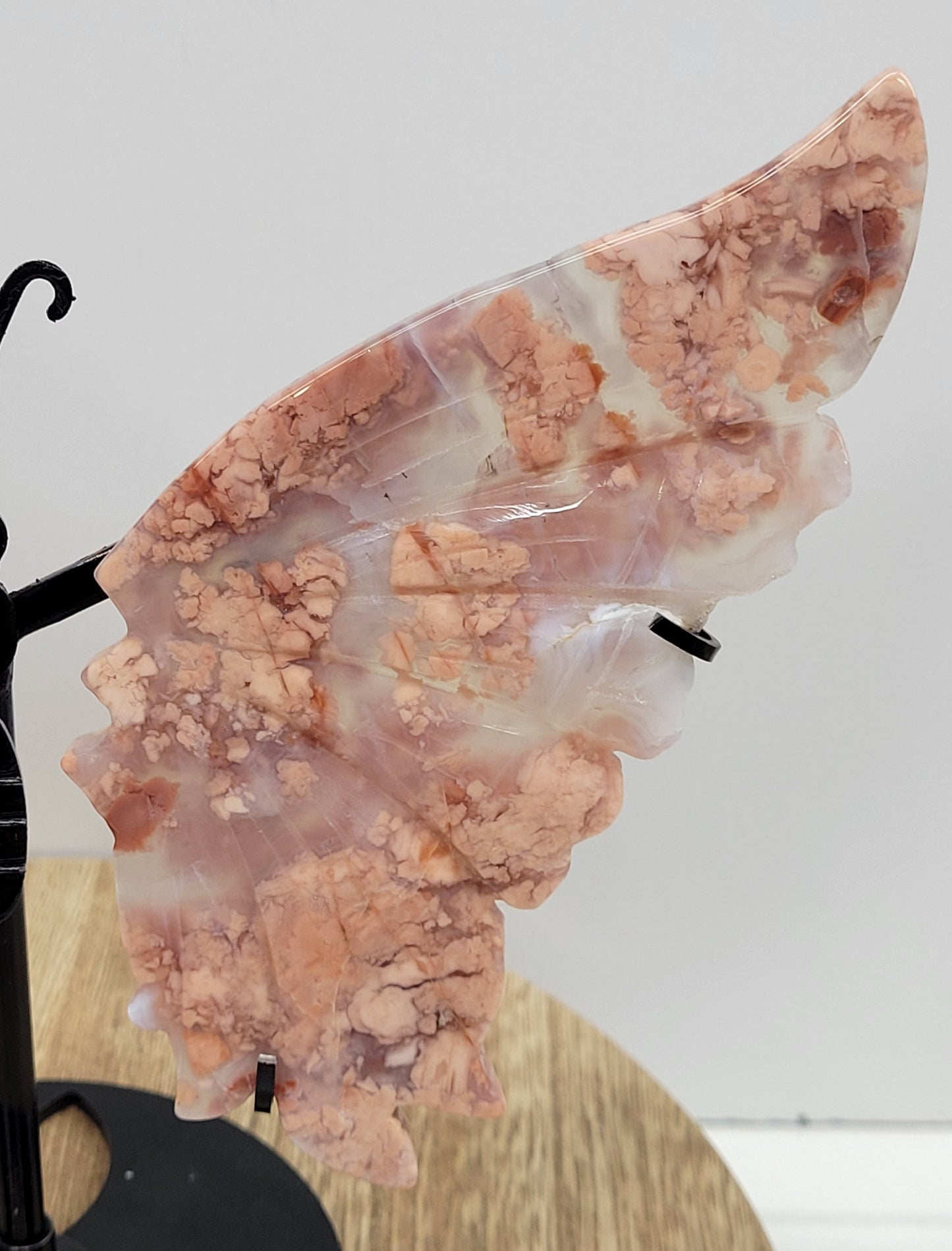 Wings - Cotton Candy Agate butterfly