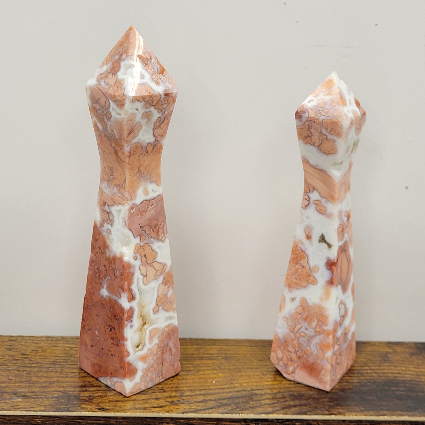 Cotton Candy Agate tower