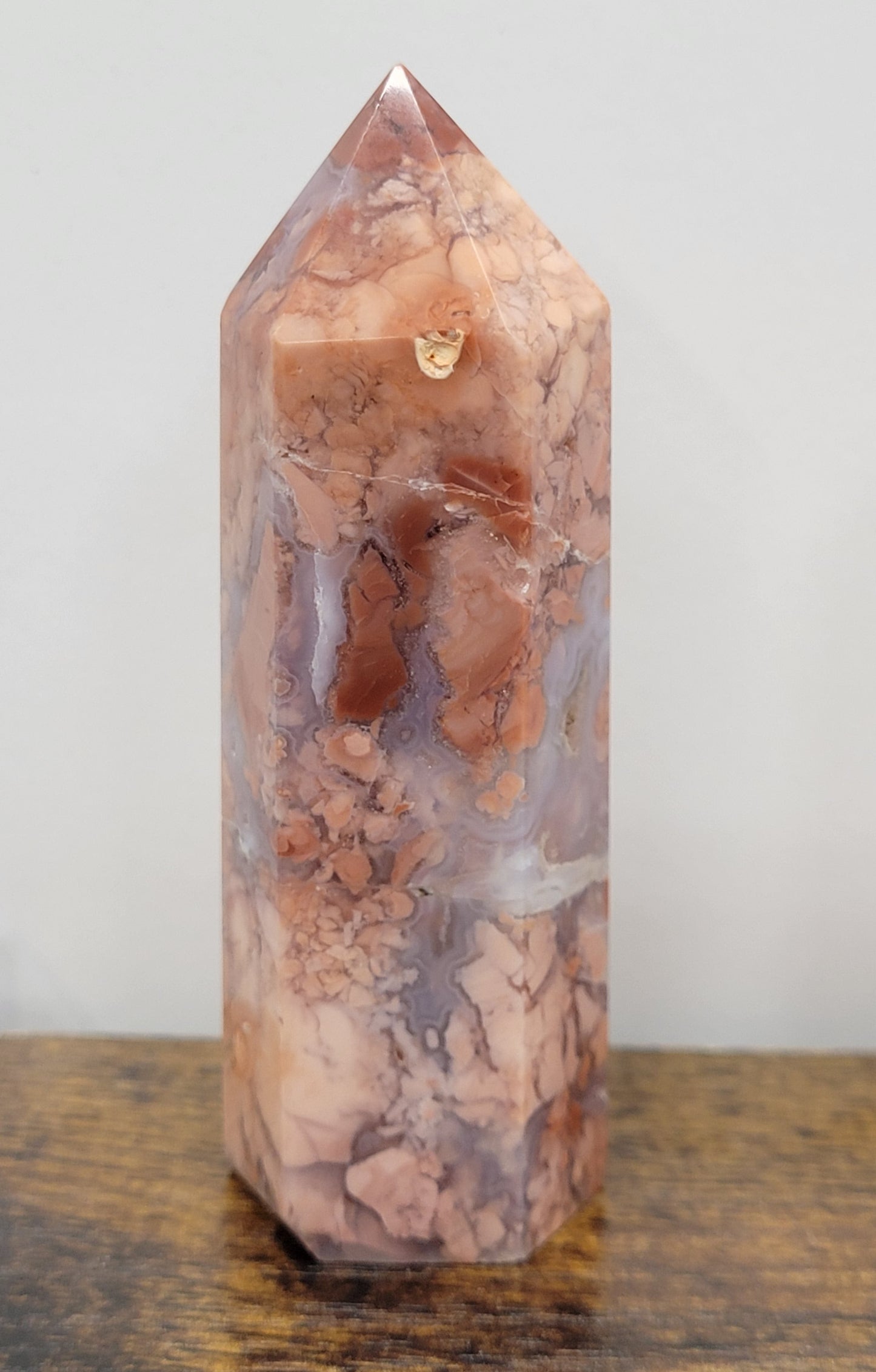 Cotton Candy Agate tower