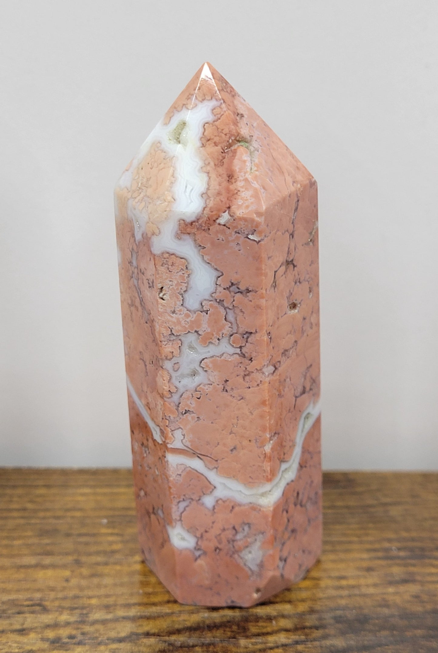 Cotton Candy Agate tower