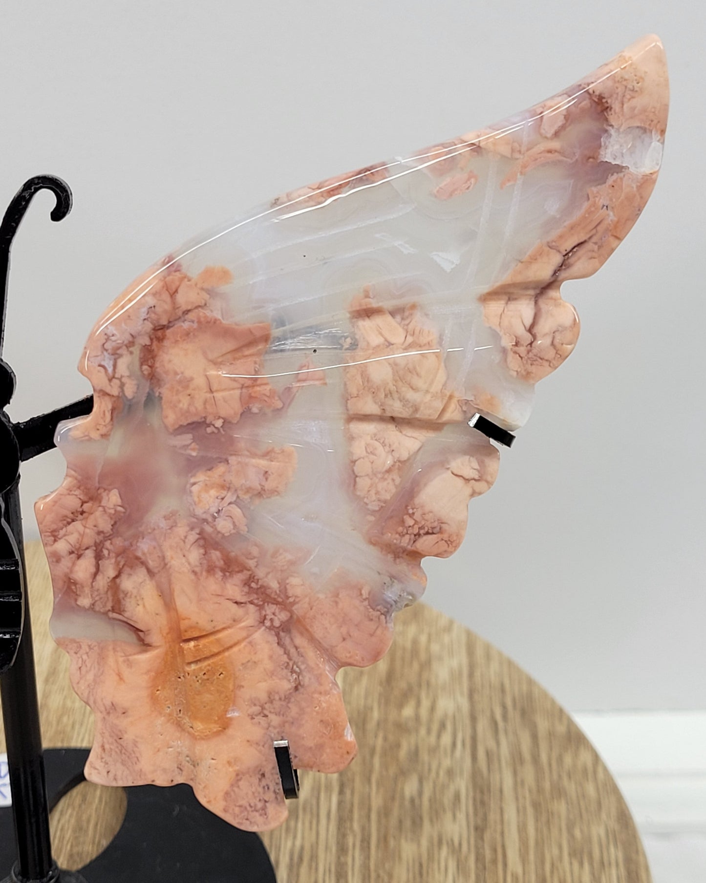 Wings - Cotton Candy Agate butterfly