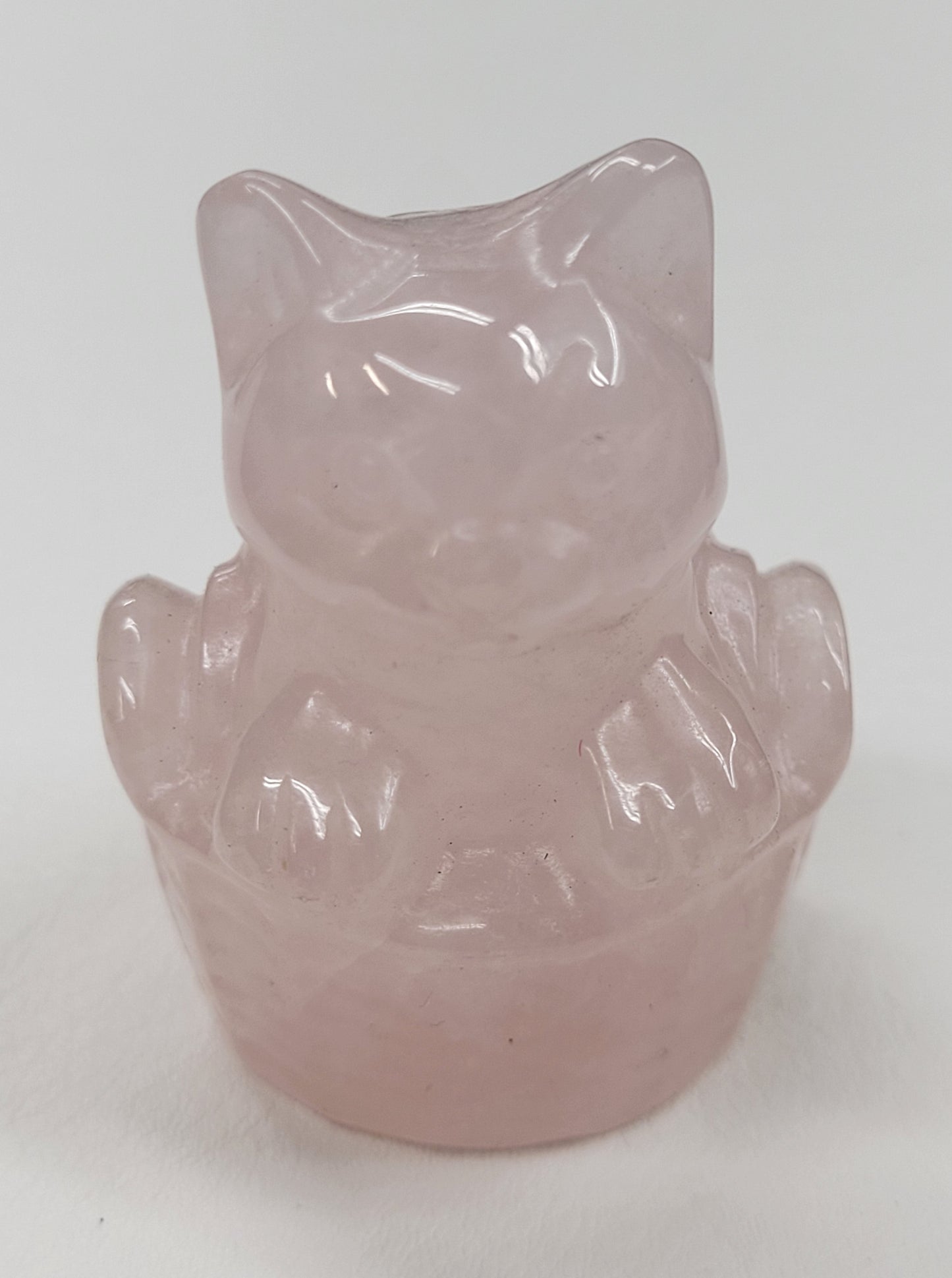 Cat in a basket carving