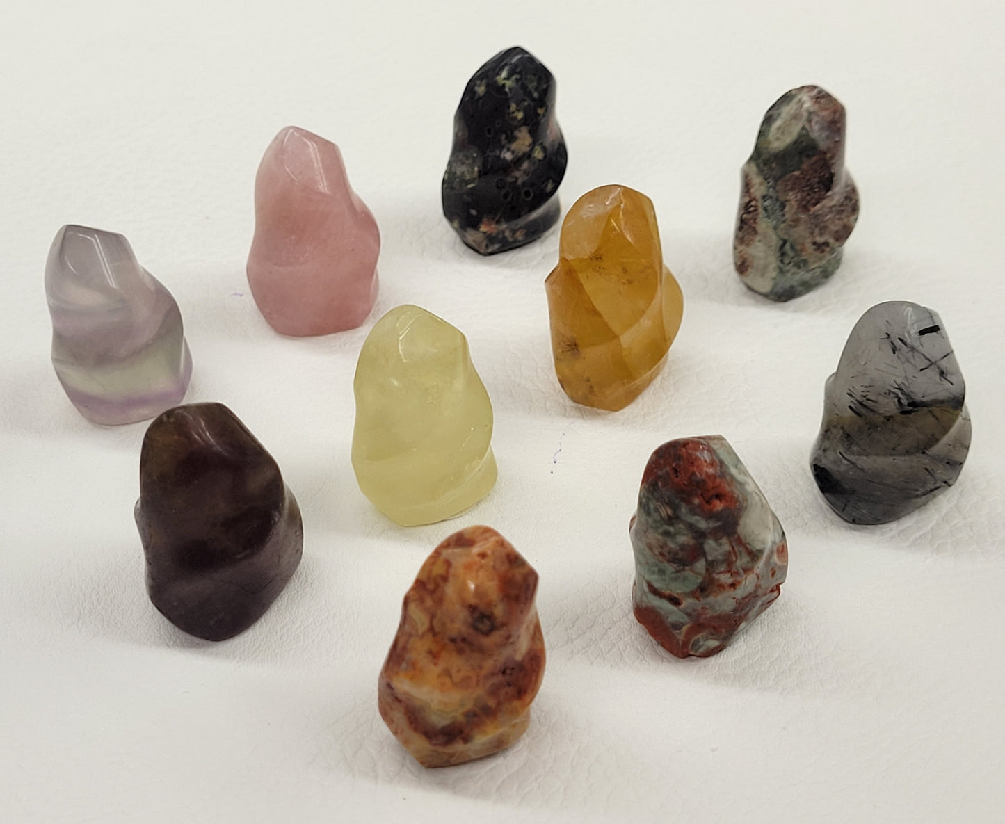 Mini flame carvings