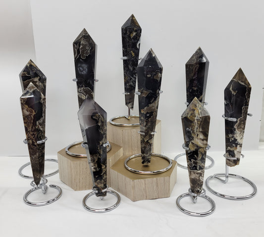 Volcano Agate wand