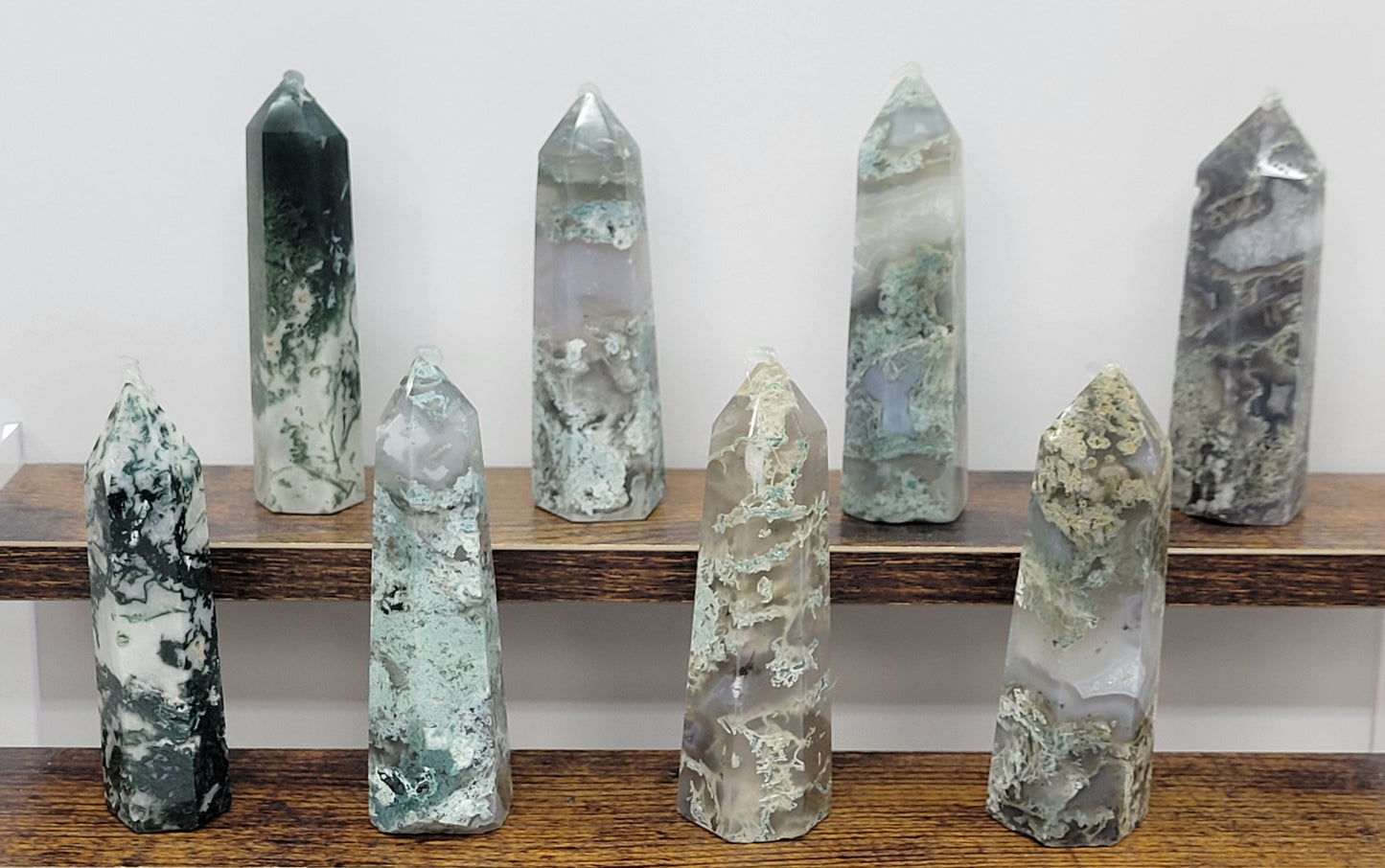 Moss Agate tower (6 sided)