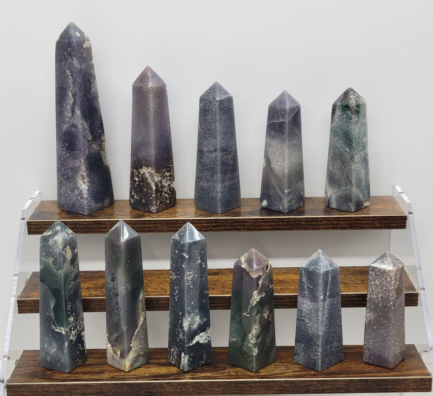 Polished Grape Agate tower