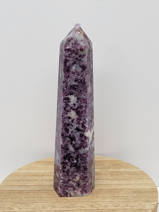Purple Mica statement tower