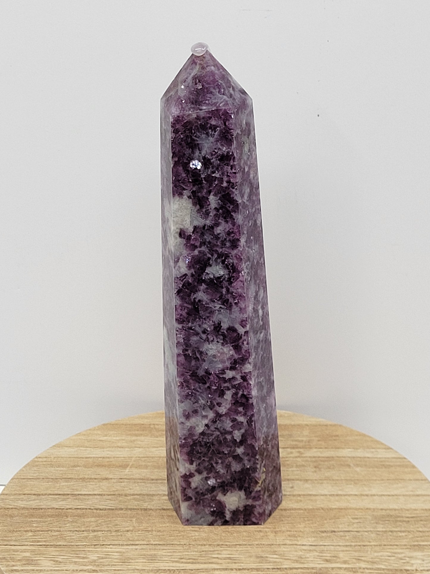 Purple Mica statement tower