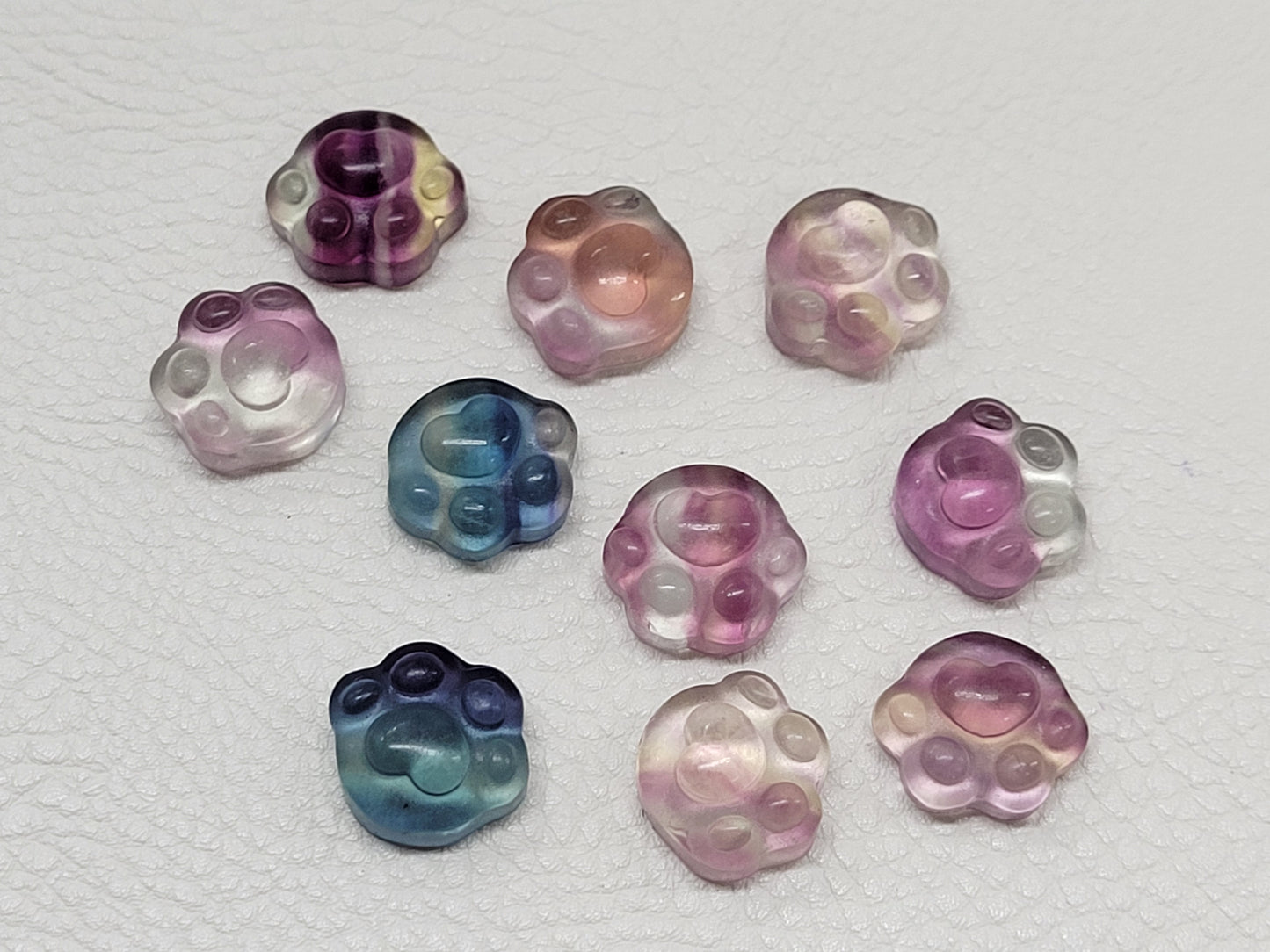 Fluorite mini - Paw print