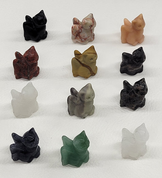 Cat/kitty carving - angel cat (S)