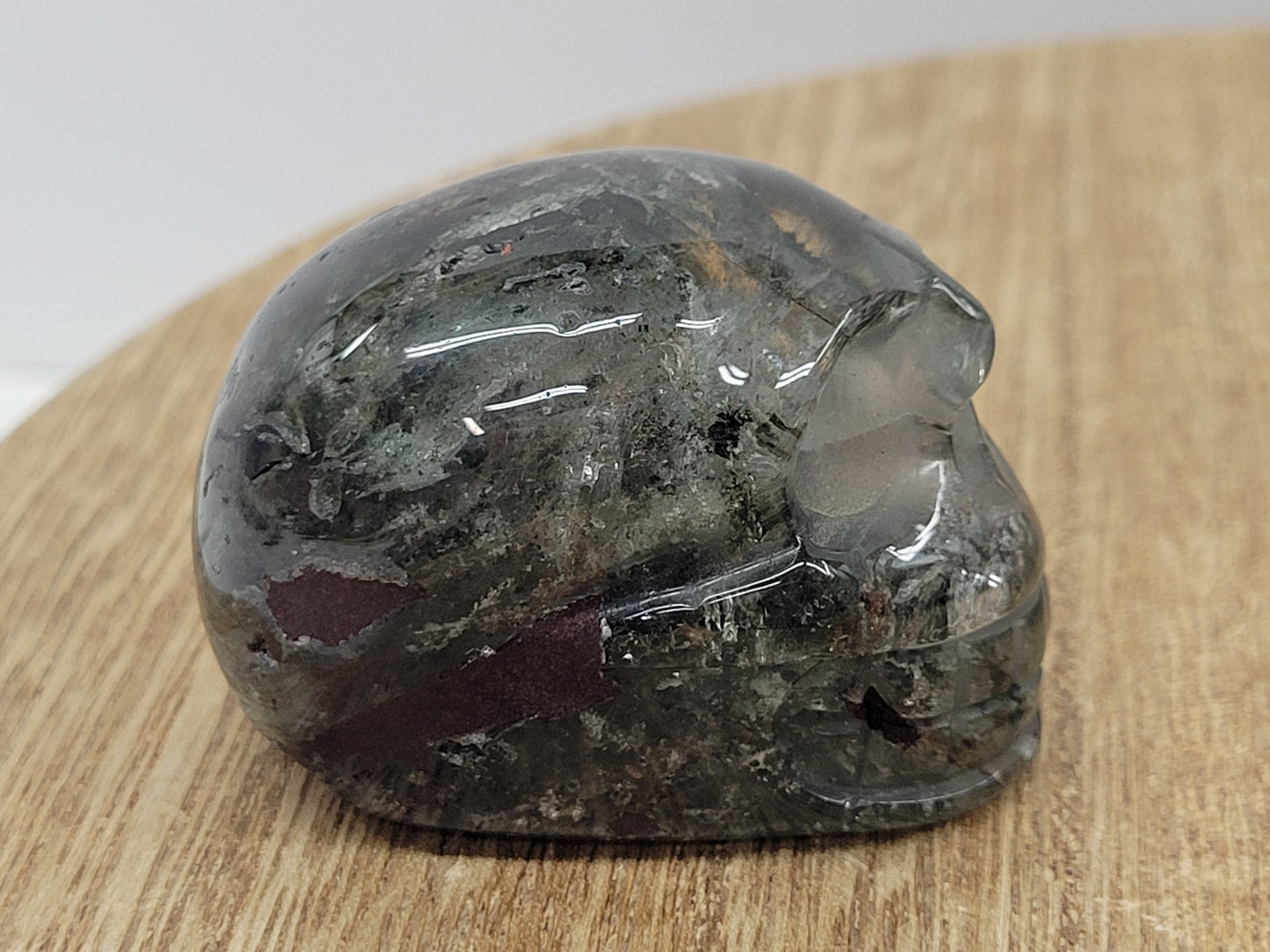 Skull small - Garden Quartz