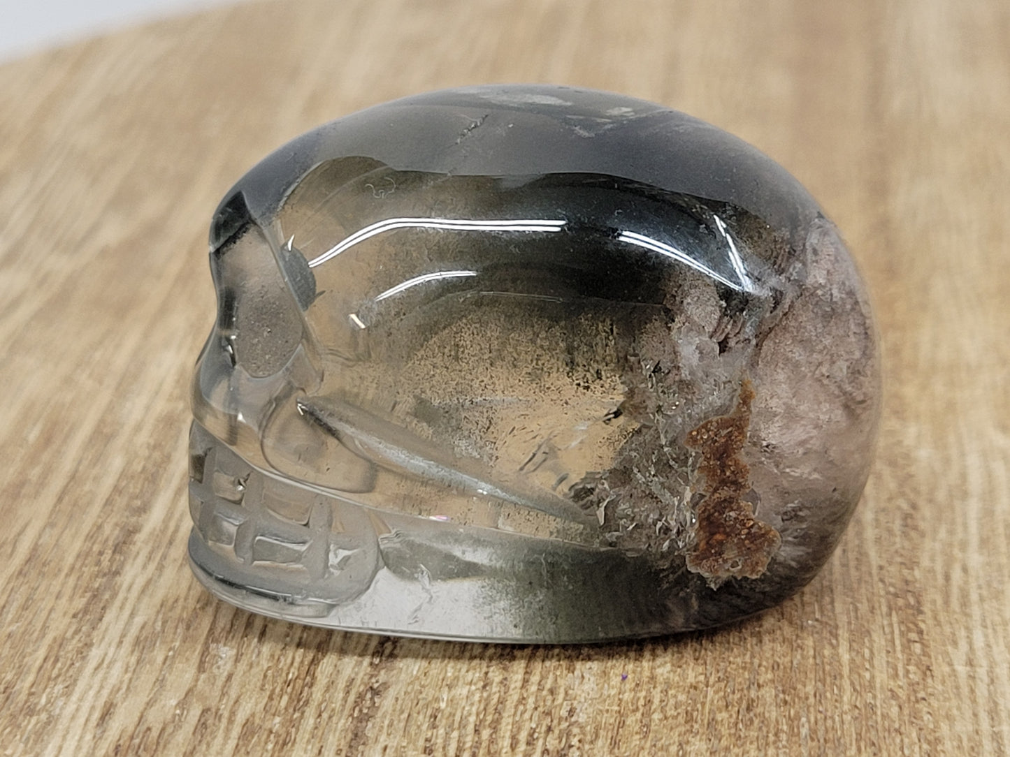 Skull small - Garden Quartz