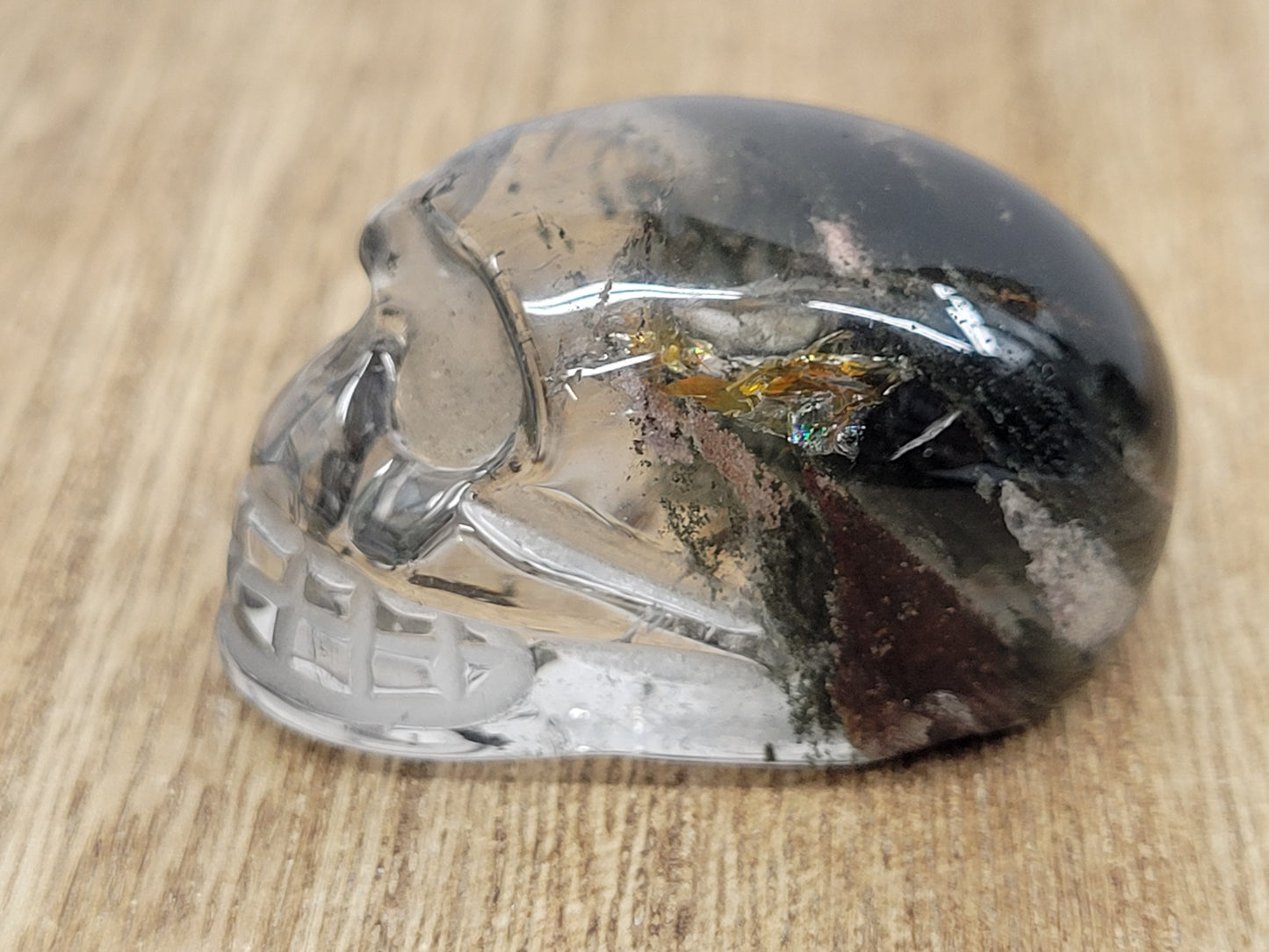 Skull small - Garden Quartz