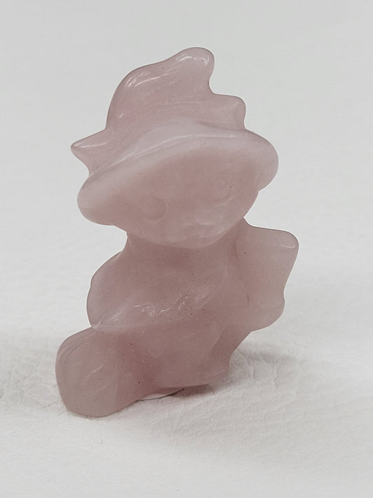 Witch kitty carving