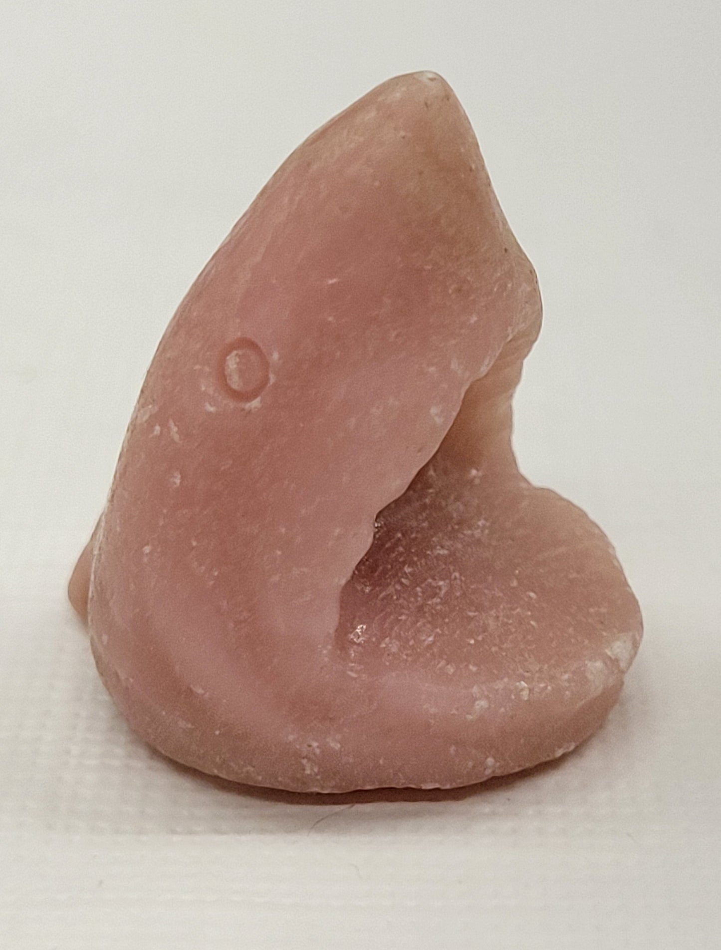 Shark head carvings