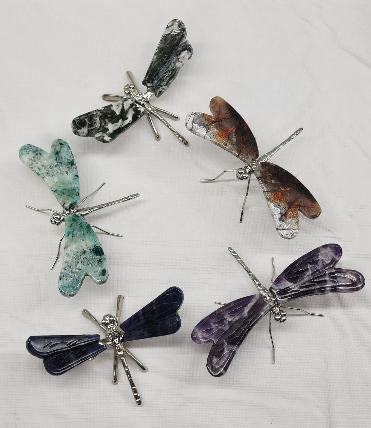 Dragonfly wings - metal body (L)