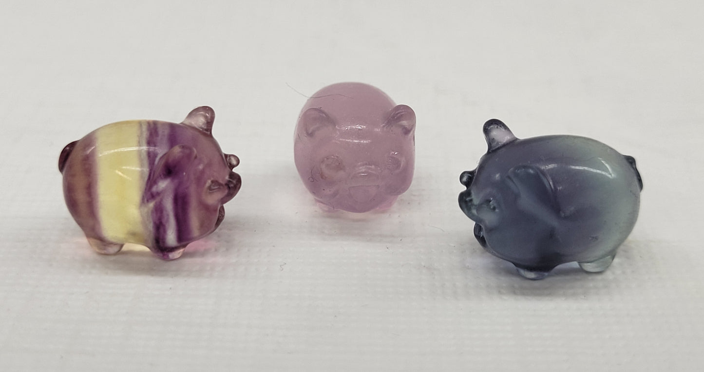 Fluorite mini - Pig